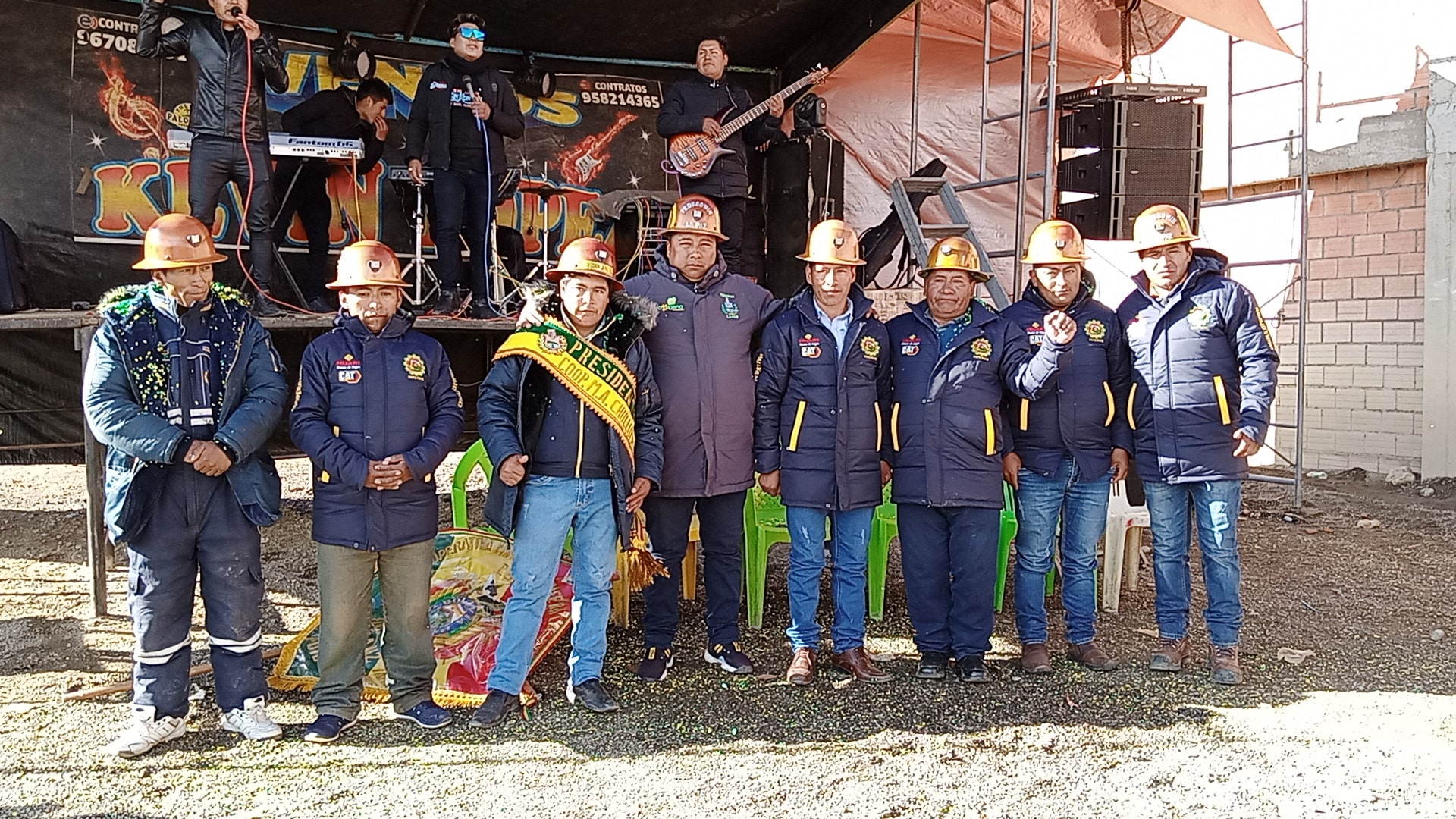 Posesión de directorio de la Cooperativa Minera Aurífera «Chullumpini» R.L.