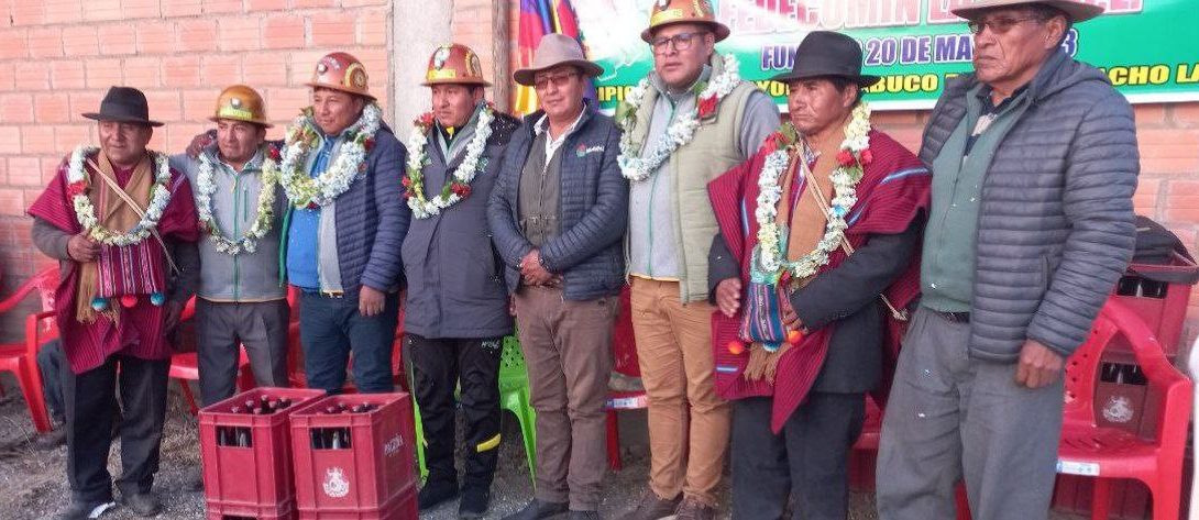 Posesión de directorio de la Cooperativa Minera «Mircon La Salla» R.L.